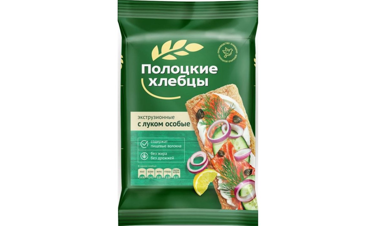 Polotskie Хрустящий Хлеб ხახვის განსაკუთრებული (80 გ)
