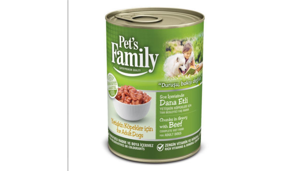 PetsFamily Pet Food beef (400 g)