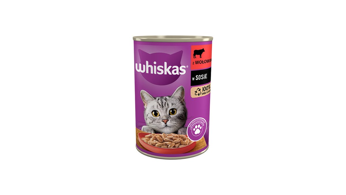 Whiskas Корм д ля животных Beef in Sauce (400 g)