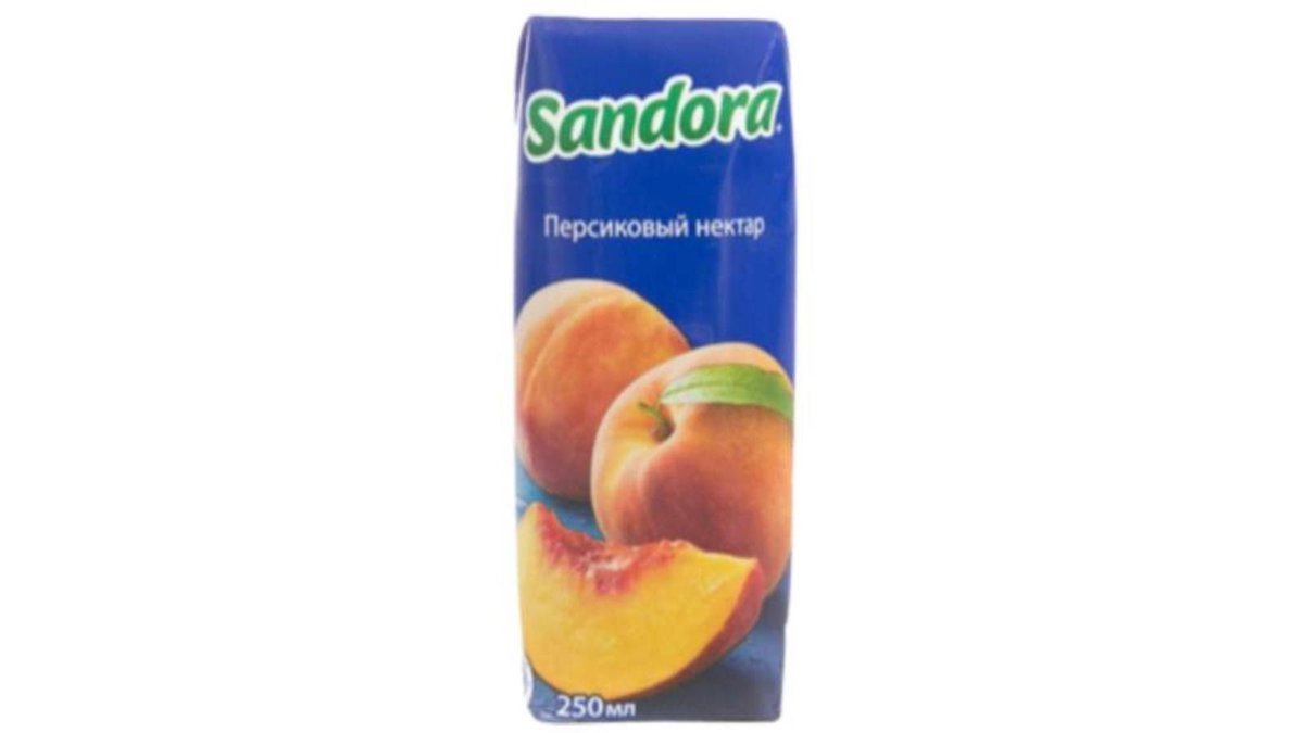 სანდორა წვენი Peach (0.25 l)