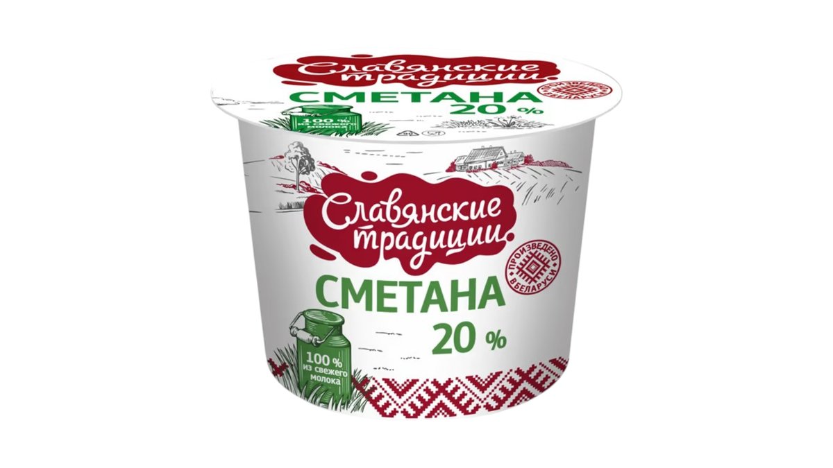 Sour-Crem Сметана Slavic Traditions (380 g)