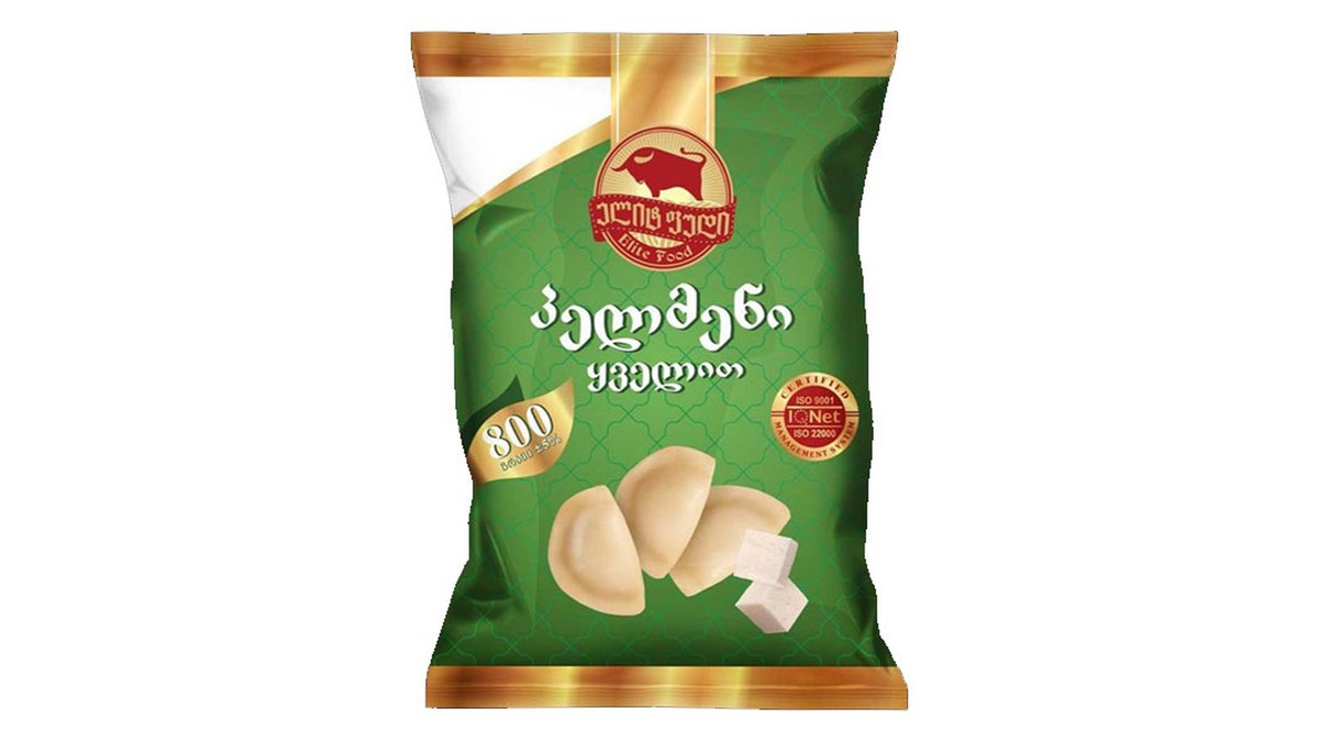ელიტ ფუდი pelmeni ყველით (800 g)