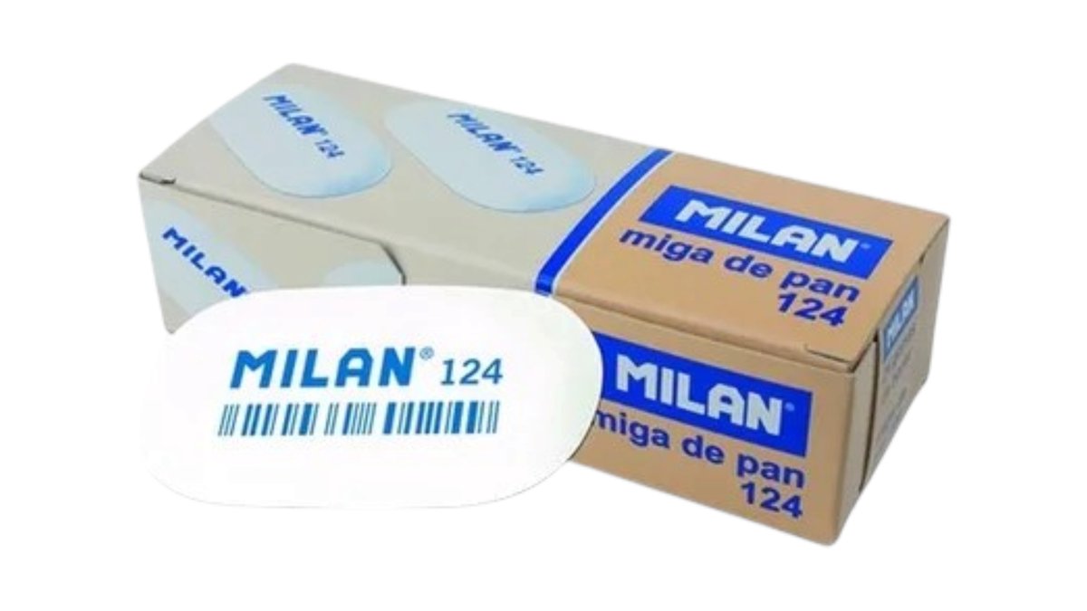 MILAN Eraser ოვალური ფორმის (24 pcs)