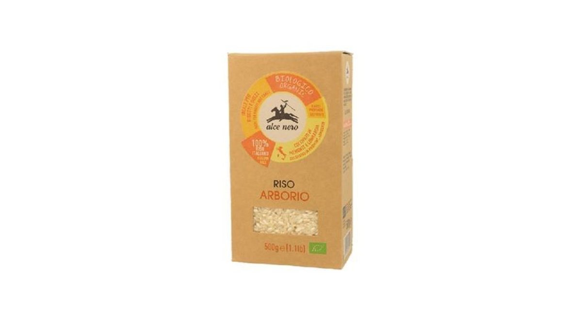 Alce Nero არაბორიო ბრინჯი Organic White Arborio (500 g)