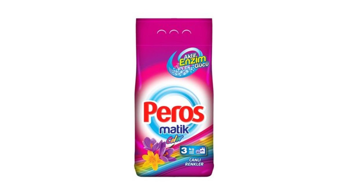 Peros Laundry Detergent automatic machine colored (3 kg)