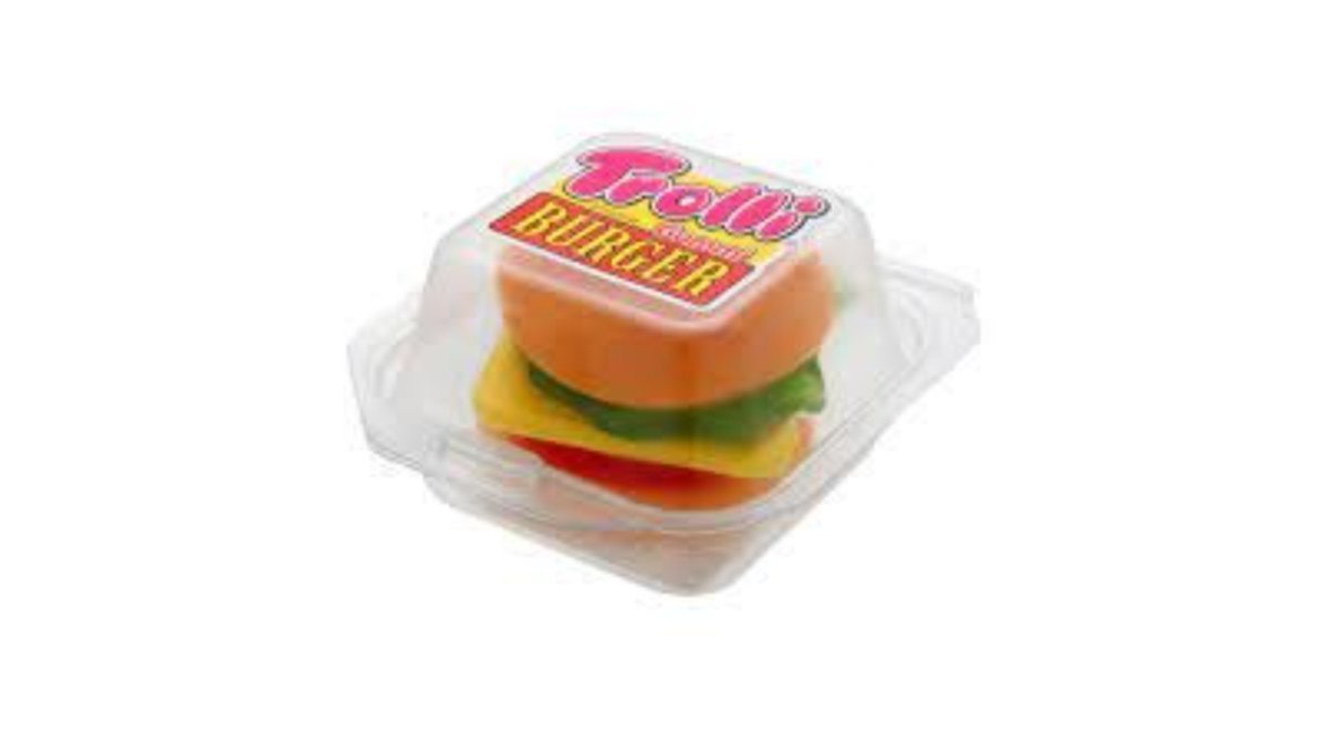 Trolli конфета Jellybone Burger