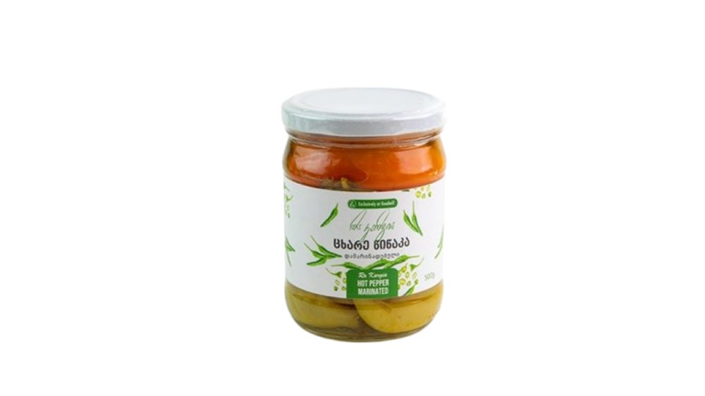 What's Good კონსერვირებული წიწაკა Hot Pepper (500 g)