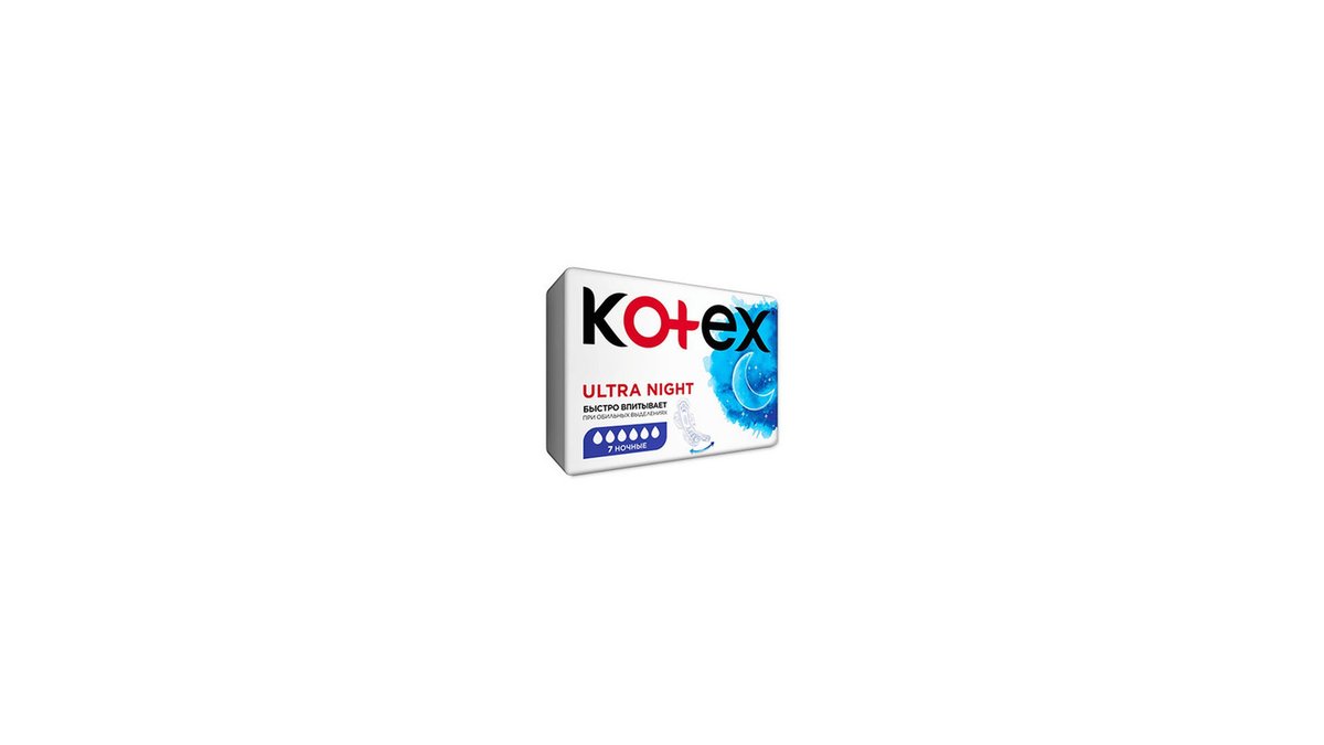 კოტექსი Sanitary Napkin Nighttime (7 pcs)
