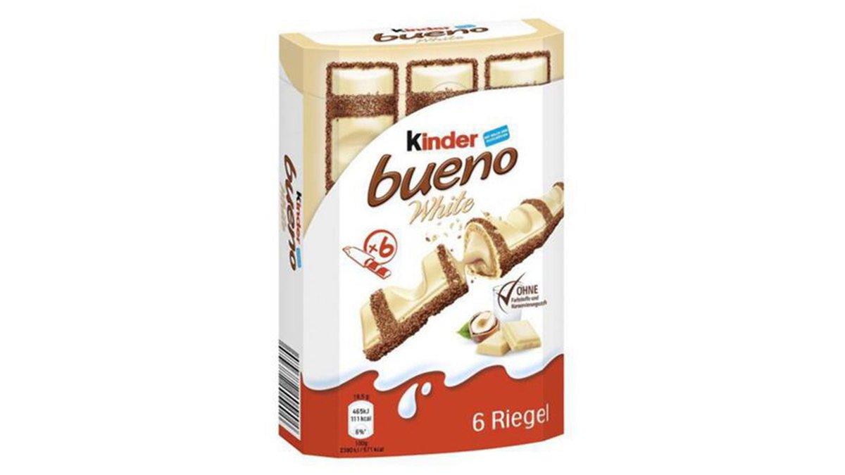 Kinder Шоколад white chocolate and nuts (117 g)