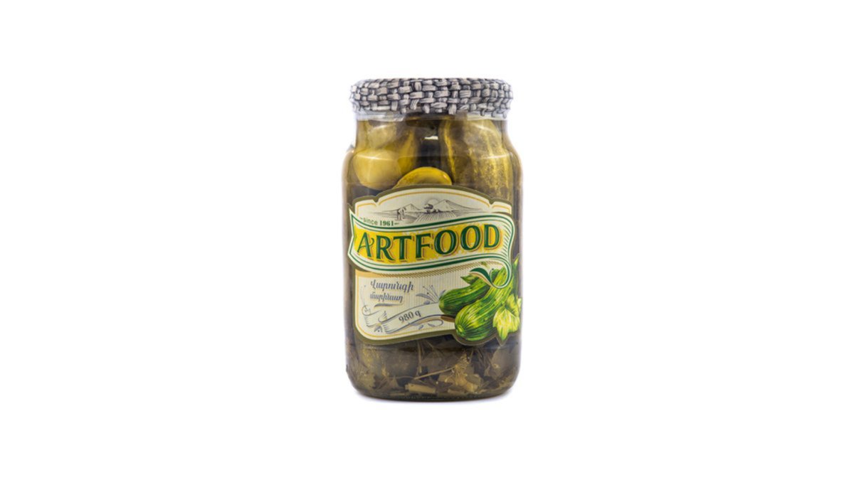 Artfood კონსერვირებული კიტრები (1 kg)