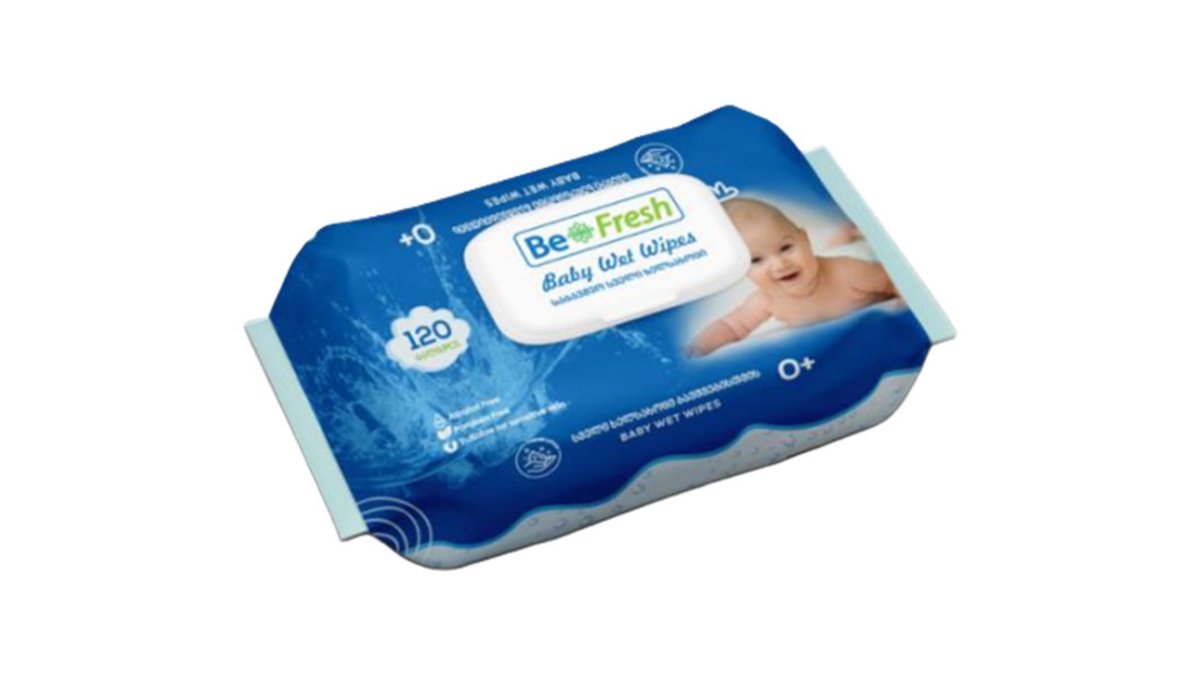 ბი ფრეში სველი ხელსახოცი Children's (120 pcs)