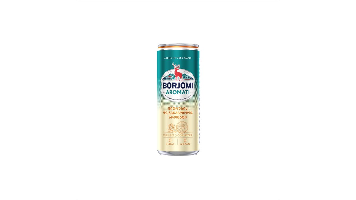 ბორჯომი Газированный Напиток citrus-ginger (330 ml)