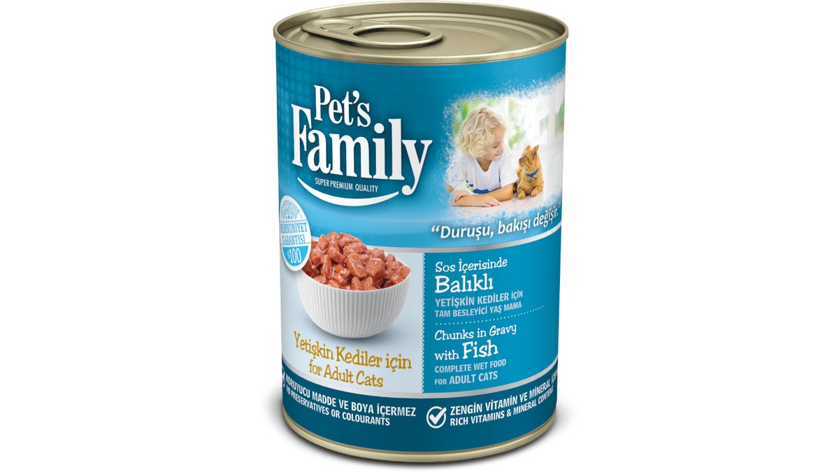 PetsFamily Pet Food თევზით (400 g)