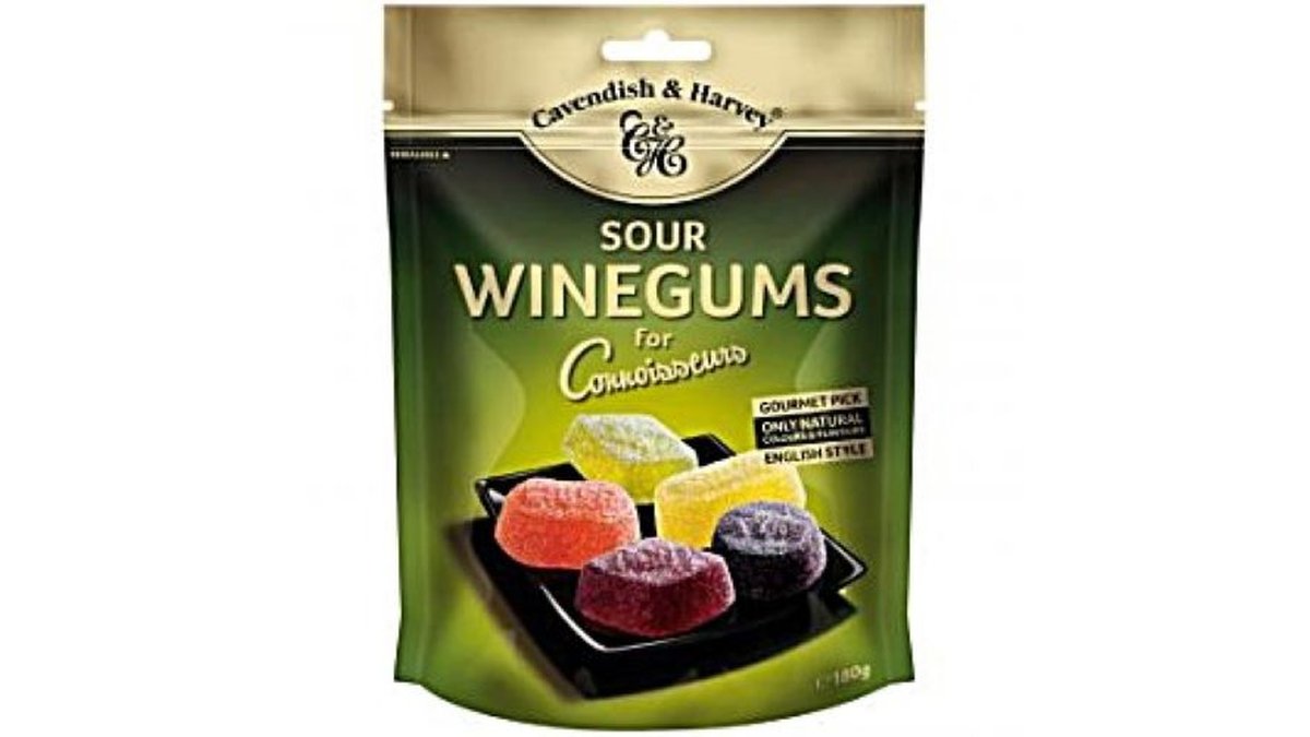C&H ფრუტების ჟელე mixed fruit sour mix (180 g)