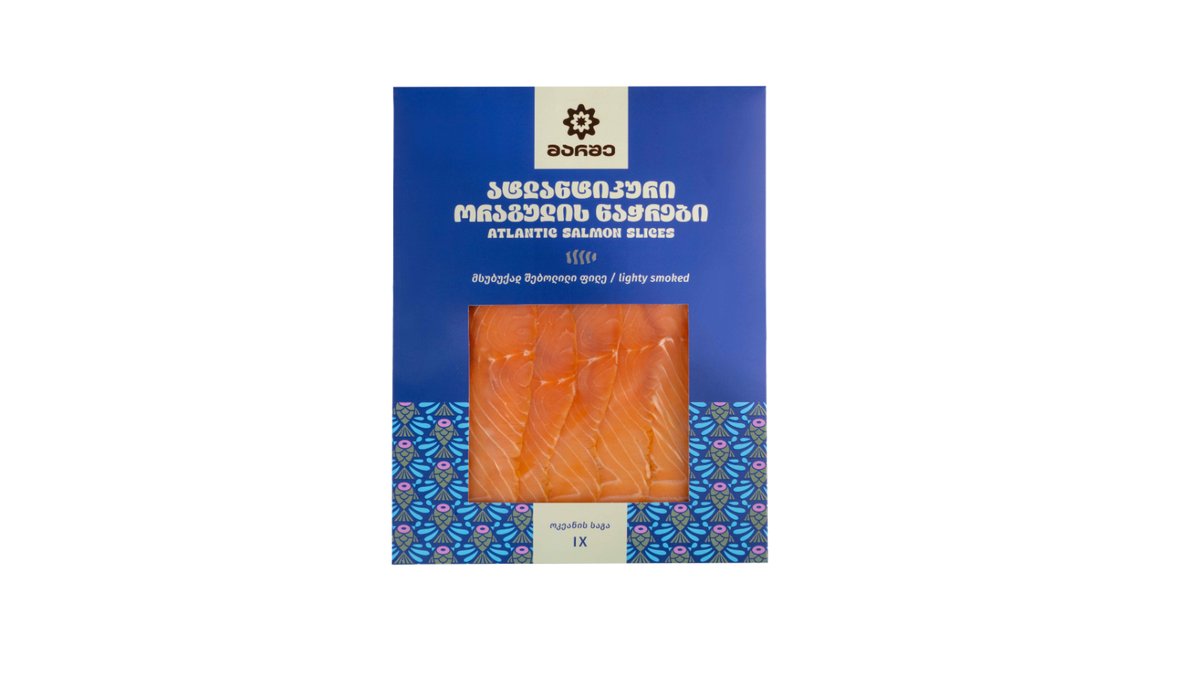 Marshe Копченый лосось lightly smoked (120 g)