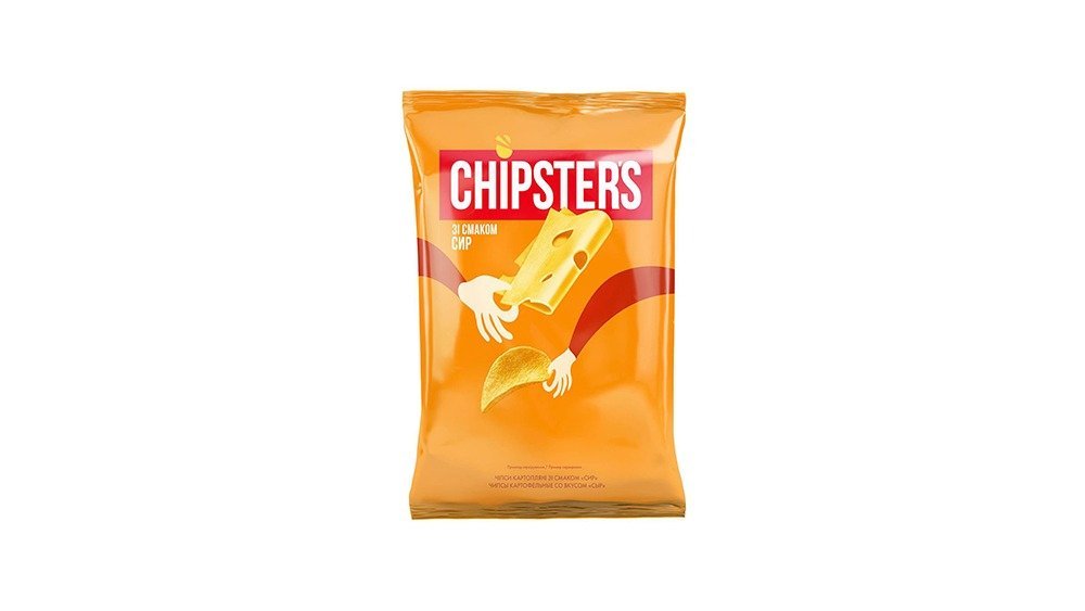 CHIPSTERS Potato Chips natural cheese (110 g)