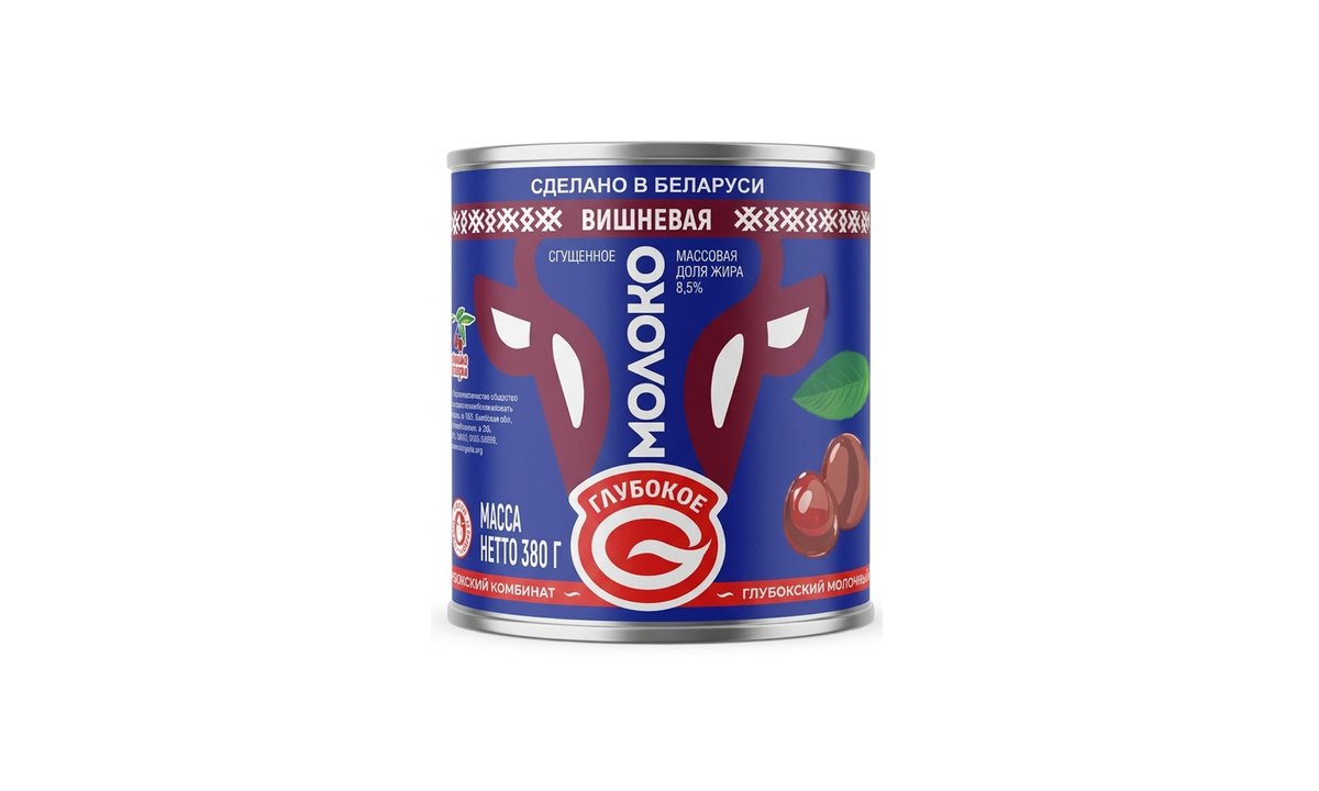 Glubokoe молоко cherry in chocolate (380 g)
