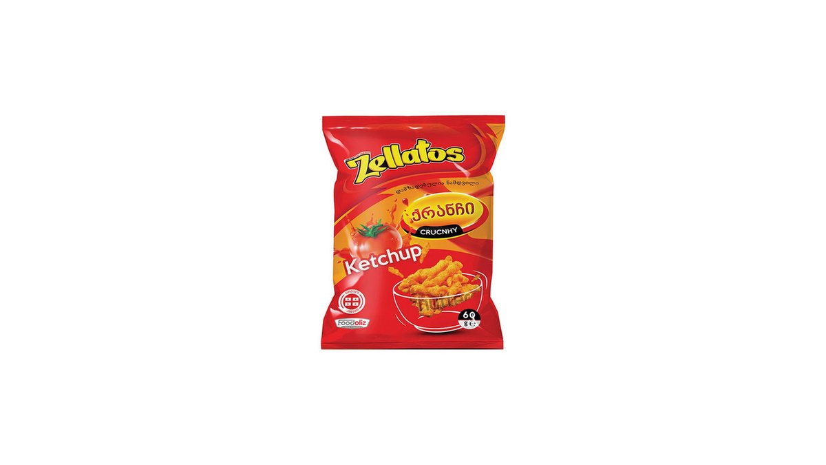 Zellatos Chips ketchup (60 g)