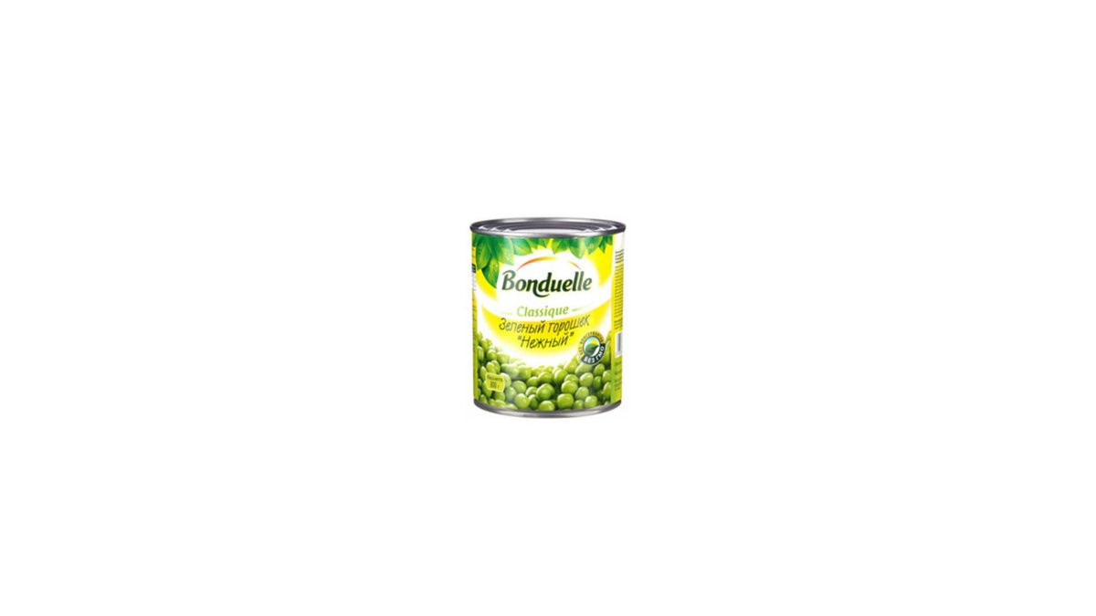 Bonduelle კონსერვირებული მटरები (850 g)