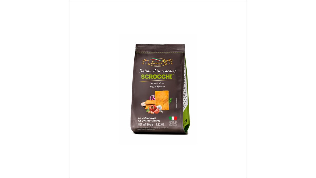 Skrock კრეკერები pizza flavor (80 გრ)