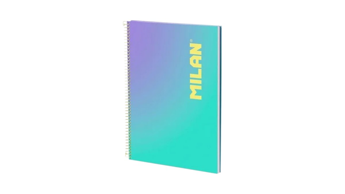 MILAN Notebook A4 Sunset green (90 pcs)