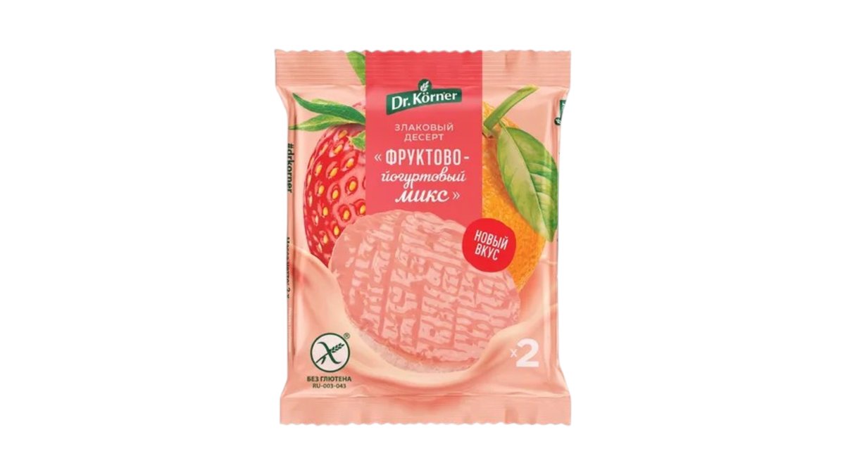 Dr.Körner Каша fruit-grain and yogurt (34 g)