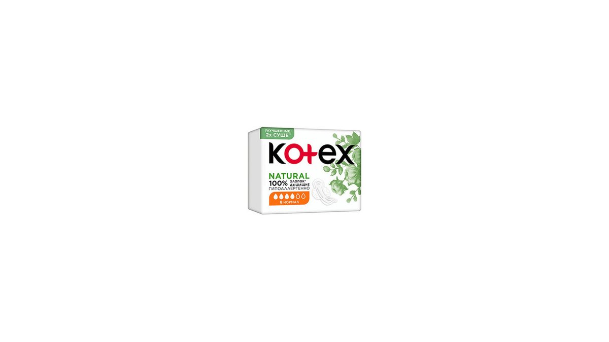 Kotex ჰიგიენური პადები Normal (8 pcs)