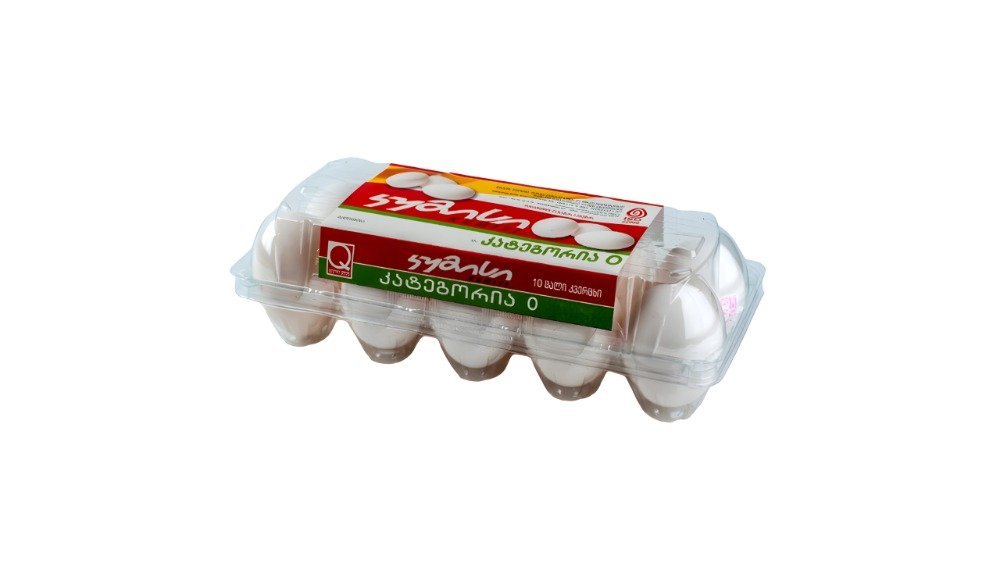 Kumisi კვერცხები 0 cat. (10 pcs)