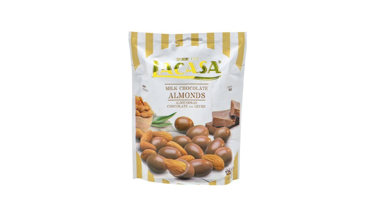 LACASA конфета with almonds and milk chocolate (100 gr)