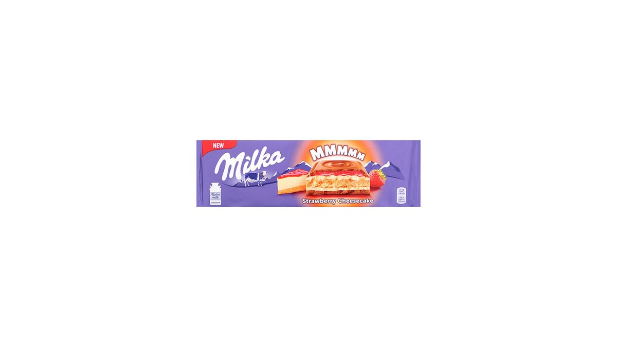 Milka Chocolate Strawberry Cheesecake (300 g)