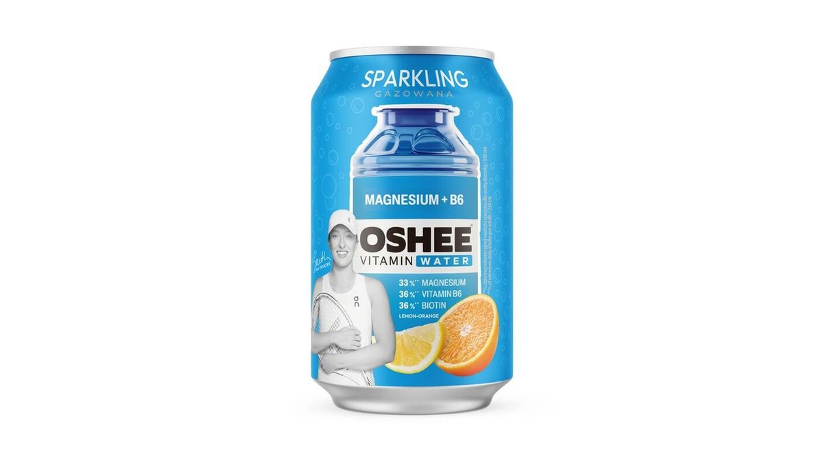 OSHEE soda უშაქრო ლიმონის და ფორთოხლის არომატით (330 ml)