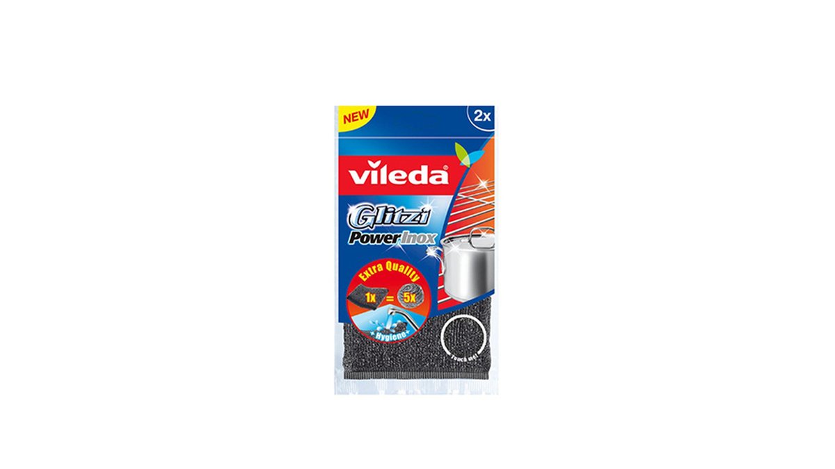 VILEDA სარეცხი სპონჯი ინოქსი (2 pcs)