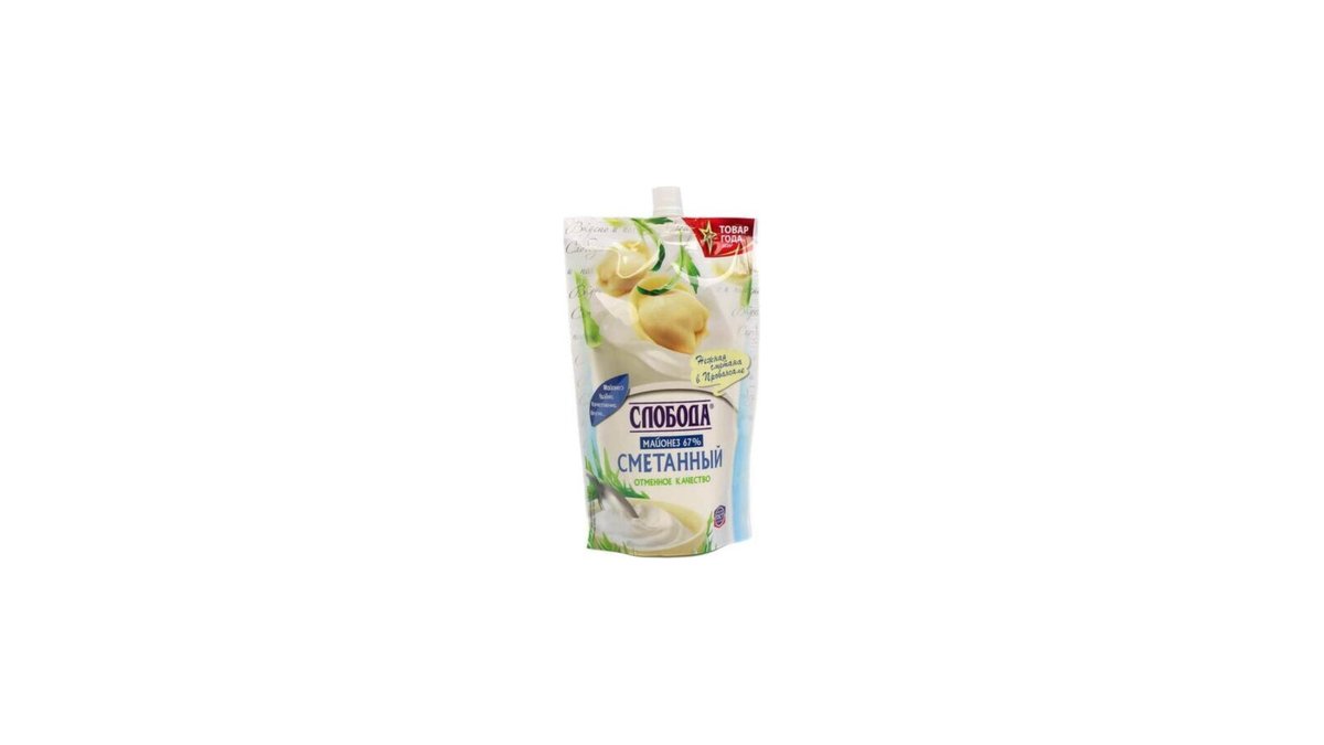 Sloboda მაიონეზი mayonnaise cream (400 ml)