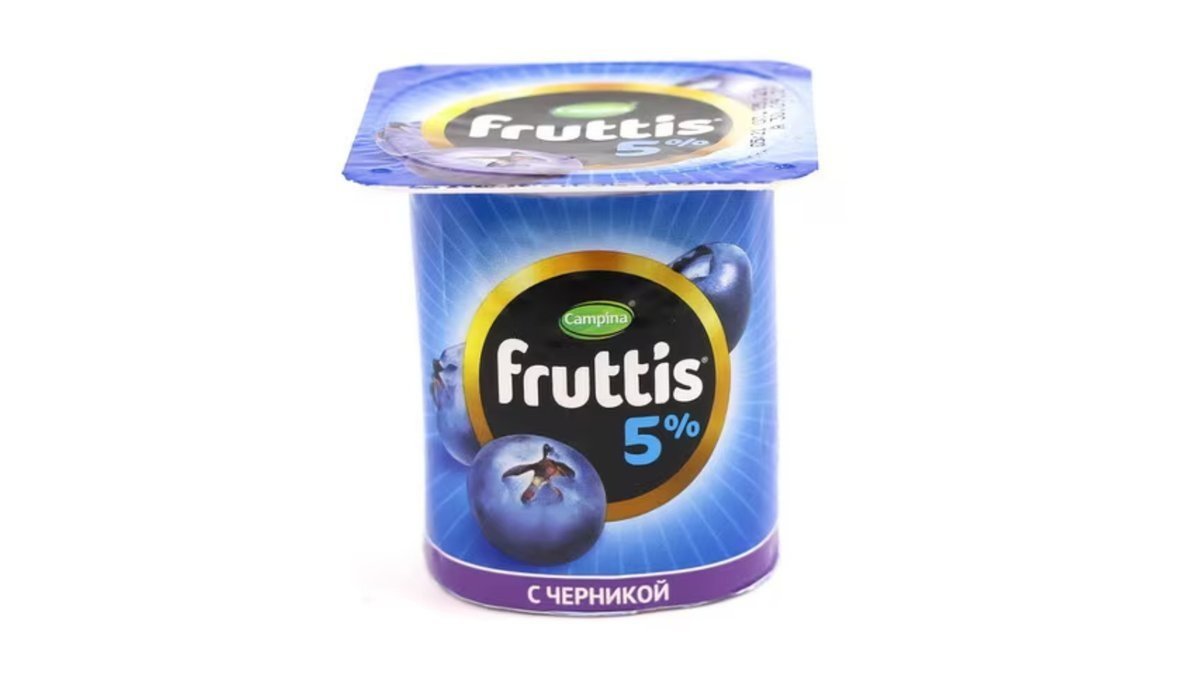 ფრუტისი იოგურტი blueberry-cherry (115 g)