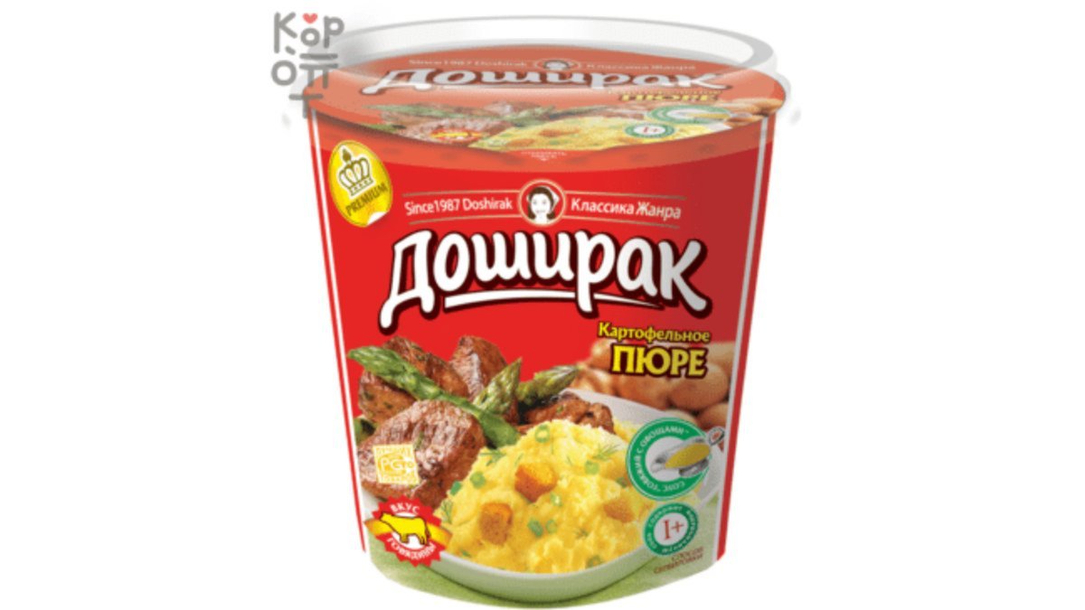 Doshirak Грибное Пюре premium product (52 g)