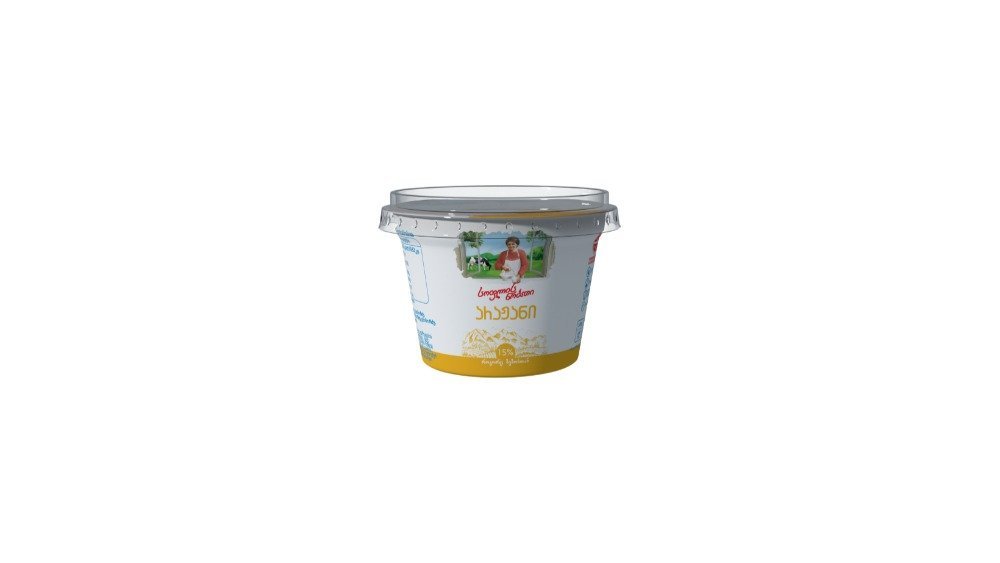 Village Nobati сметана sour cream 15% (200 gr)