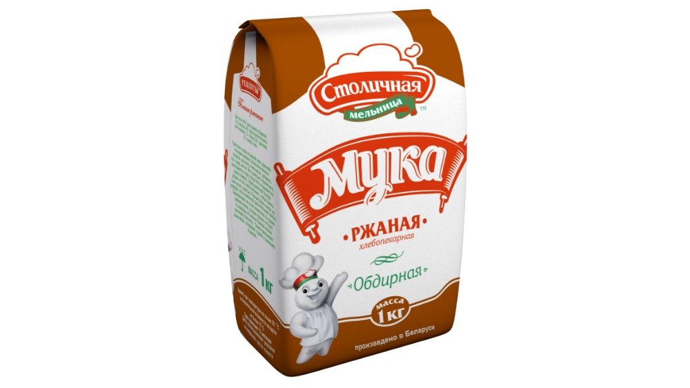 სტოლიჩნაია მელნიცა Мука rye obdirnaya (1 kg)