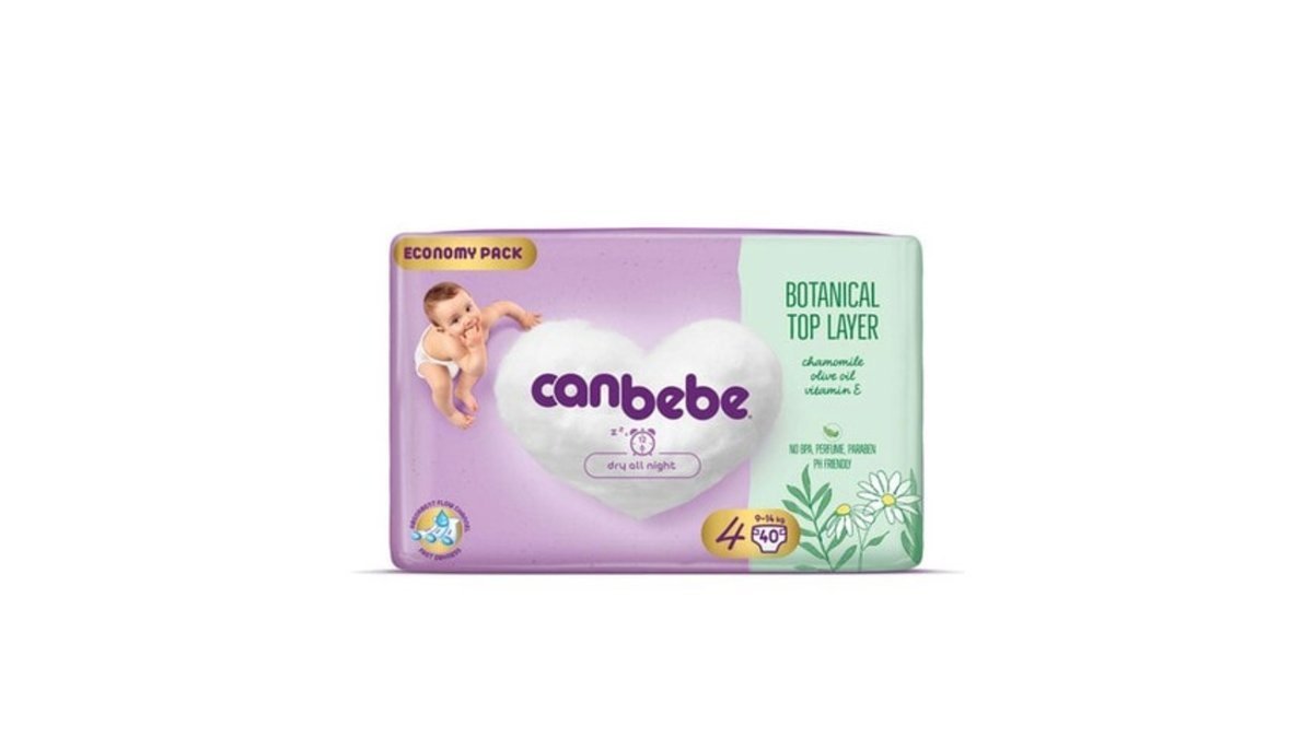 Kanbebe diapers TOP #4 (40 pcs)