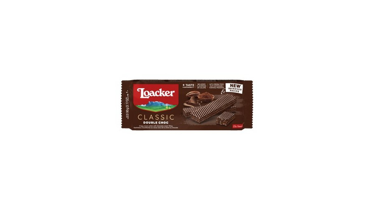 Loacker Вафля double chocolate (90 g)