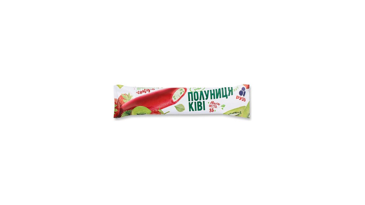 RUD ნაყინი strawberry & kiwi (85 g)