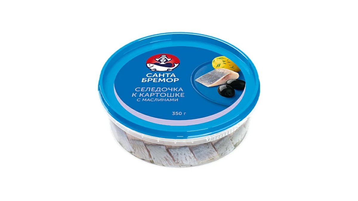 SANTA BREMOR рыба Herring with potatoes (350 g)