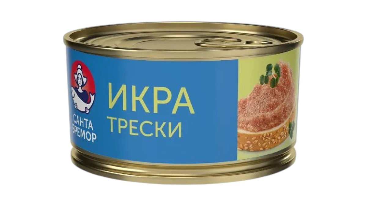 SANTA BREMOR Рыбная икра Cod (130)