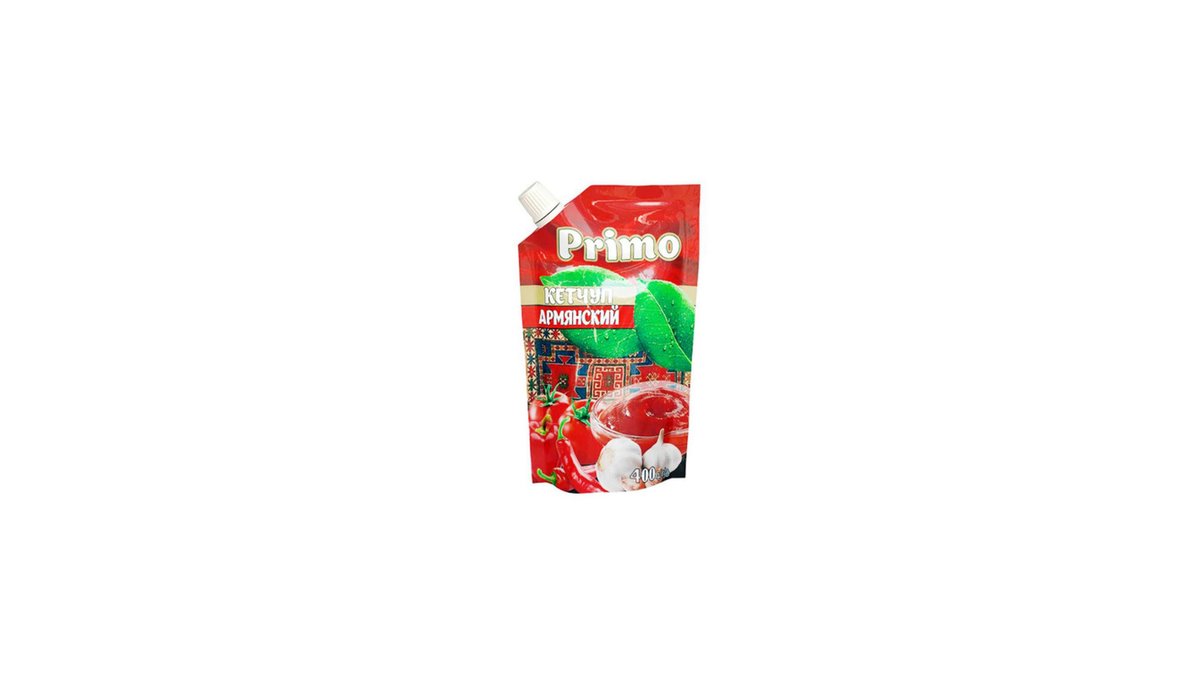 Primo Ketchup with Garlic and Pepper (400 ml)