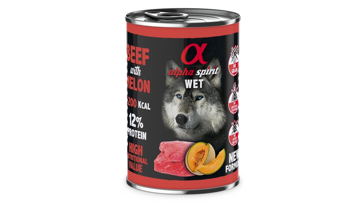 Alpha Spirit Корм для животных Beef & Melon (400 g)