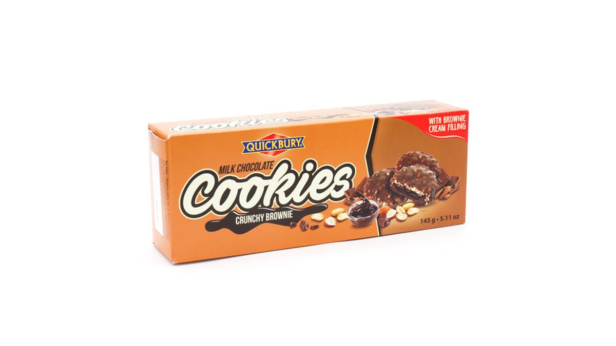 QUICK BURY კუჭა Crispy Brownie with Hazelnut Chips (145 g)