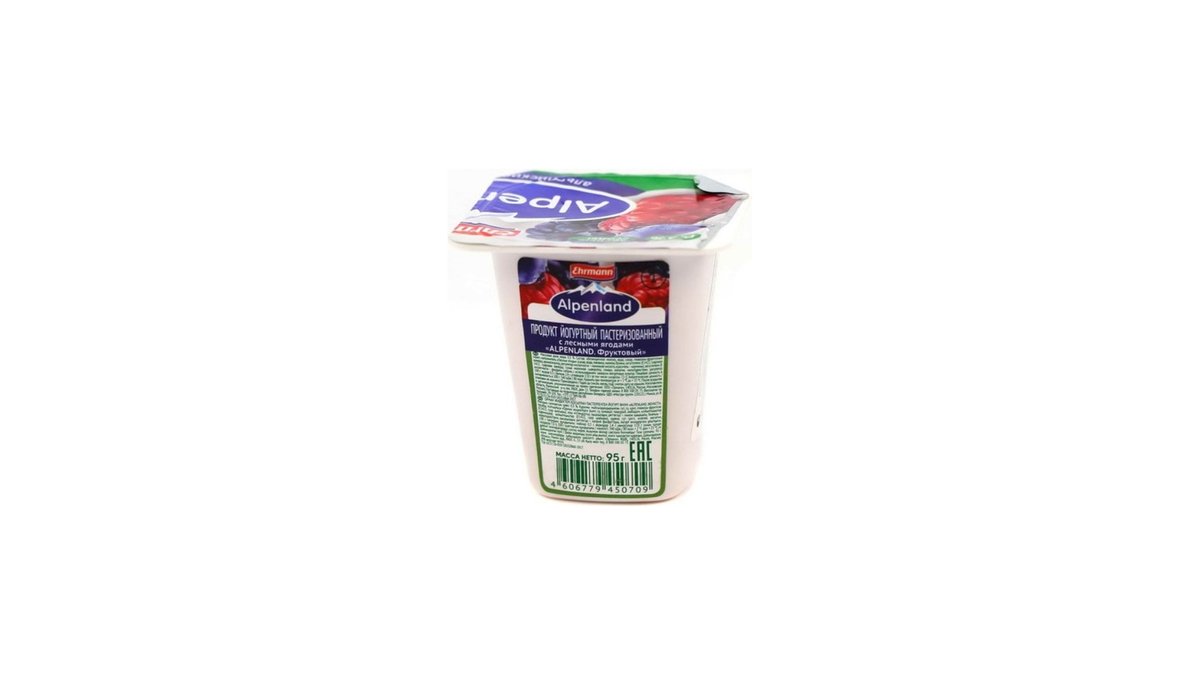 Alpenland Йогурт forest berries, apple, pear (95 g)