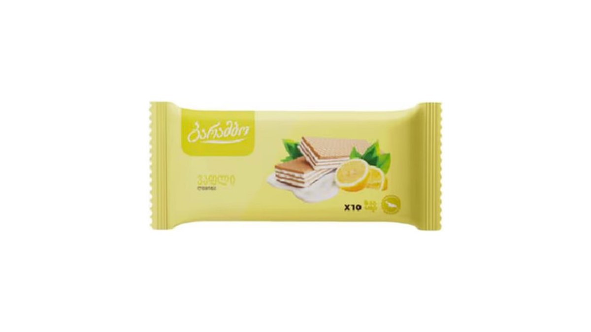 Barambo Waffle Lemon Flavor (144 g)