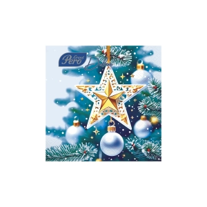Pero ბამბუკის სალფეტკა Star Design (20 pcs)