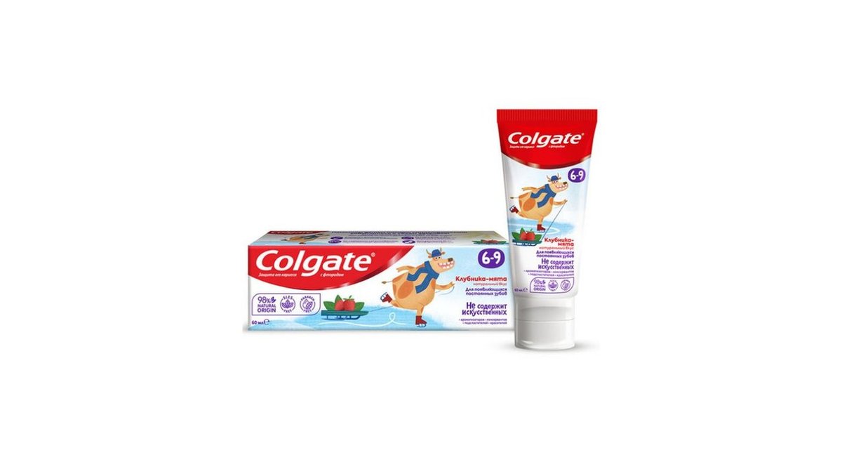 Colgate зубная паста Strawberry Fluoride