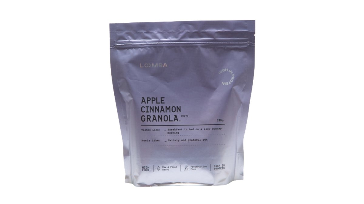 LOOMBA საუზმის მარცვლეული ნაზავი Apple and Cinnamon (280 g)
